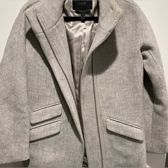 J.CREW Cocoon coat in Italian stadium-cloth wool blend - Picture 3 of 7